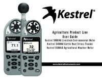 Thumbnail of document Manual - 5500AG Agriculture Weather Meter